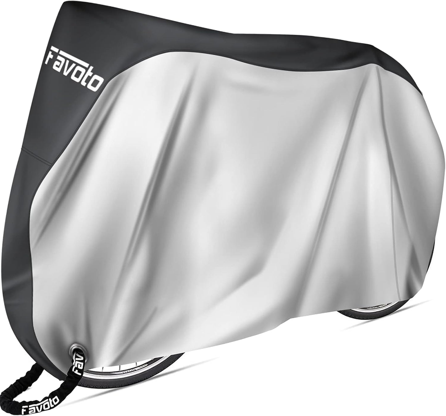Bike Cover Waterproof Outdoor Bicycle Cover Thicken Oxford 29 Inch Windproof UV Snow Rustproof with Lock Hole Storage Bag for Mountain Road Bike City Bike Beach Cruiser Bike, Blue