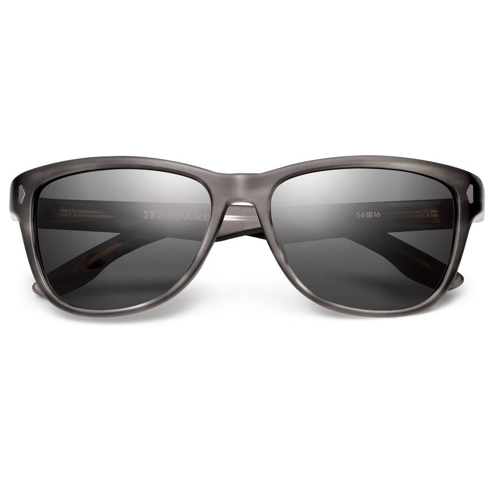 Matte Grey Tortoise Sunglasses with Grey Lenses - Standard Style -
