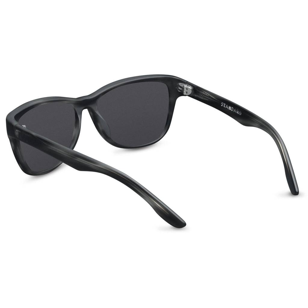 Matte Grey Tortoise Sunglasses with Grey Lenses - Standard Style -