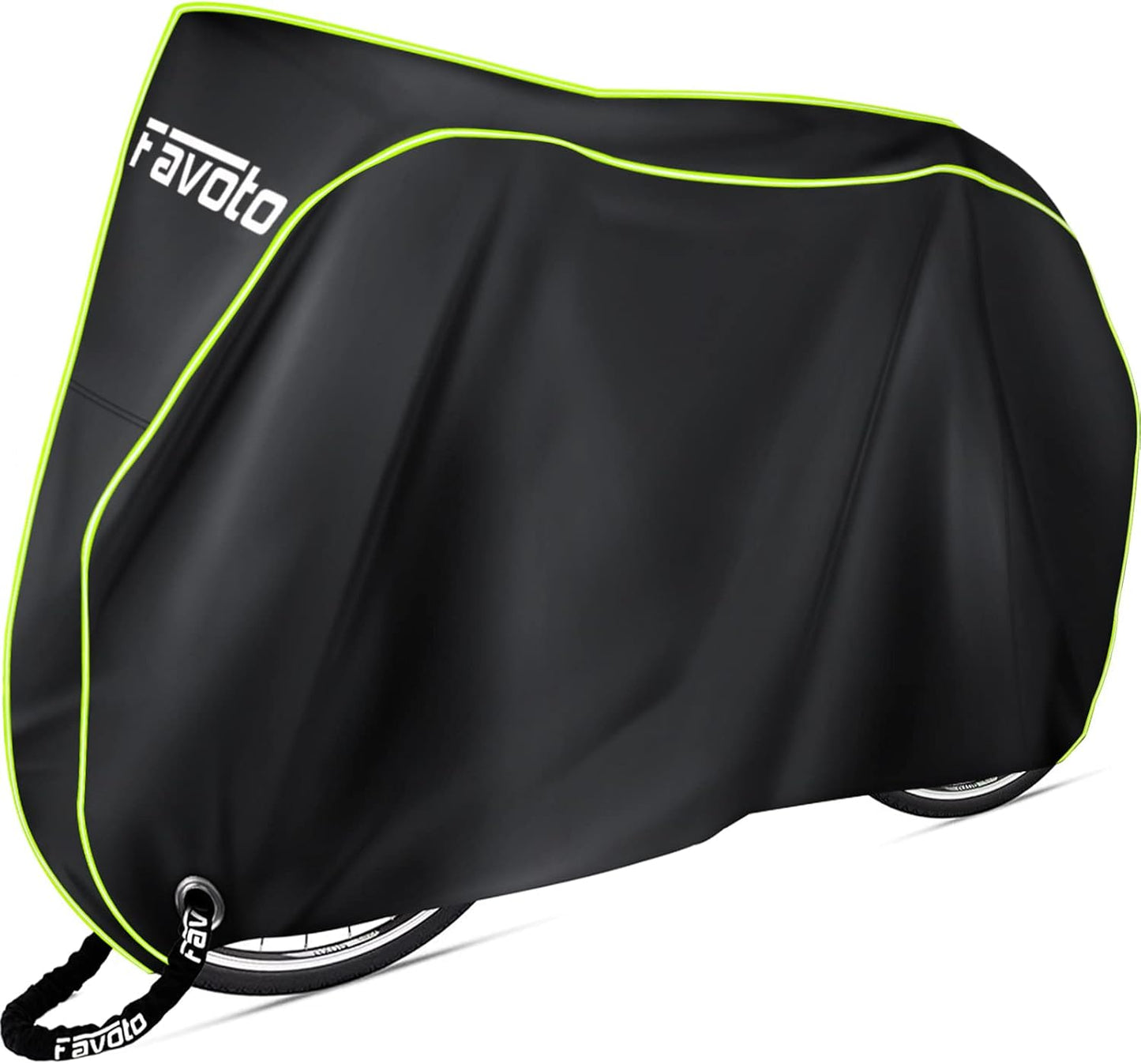 Bike Cover Waterproof Outdoor Bicycle Cover Thicken Oxford 29 Inch Windproof UV Snow Rustproof with Lock Hole Storage Bag for Mountain Road Bike City Bike Beach Cruiser Bike, Blue