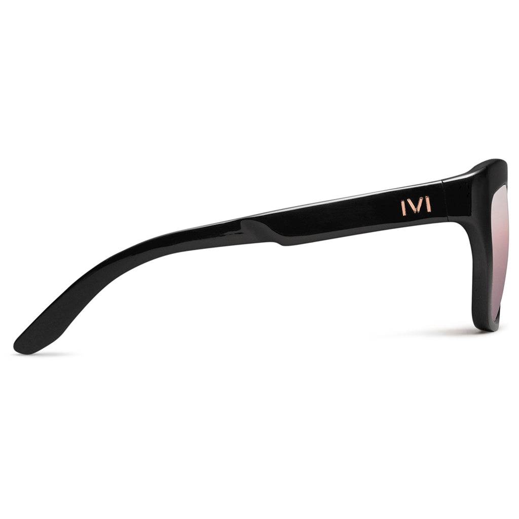 Bonnie Black Sunglasses with Rose Gradient Lens -
