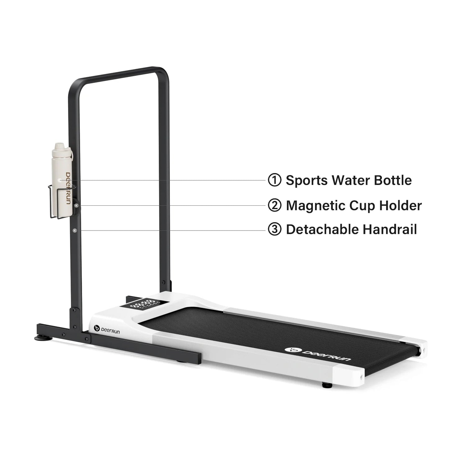 Classic Pro Walking Pad Treadmill 300Lbs Capacity & Longer Size with Remote Control - Deerrun Q1 Walking Pad -