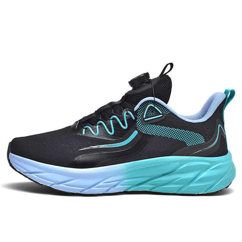 Wide Size Breathable Running Shoes - Mesh & Soft Bottom
