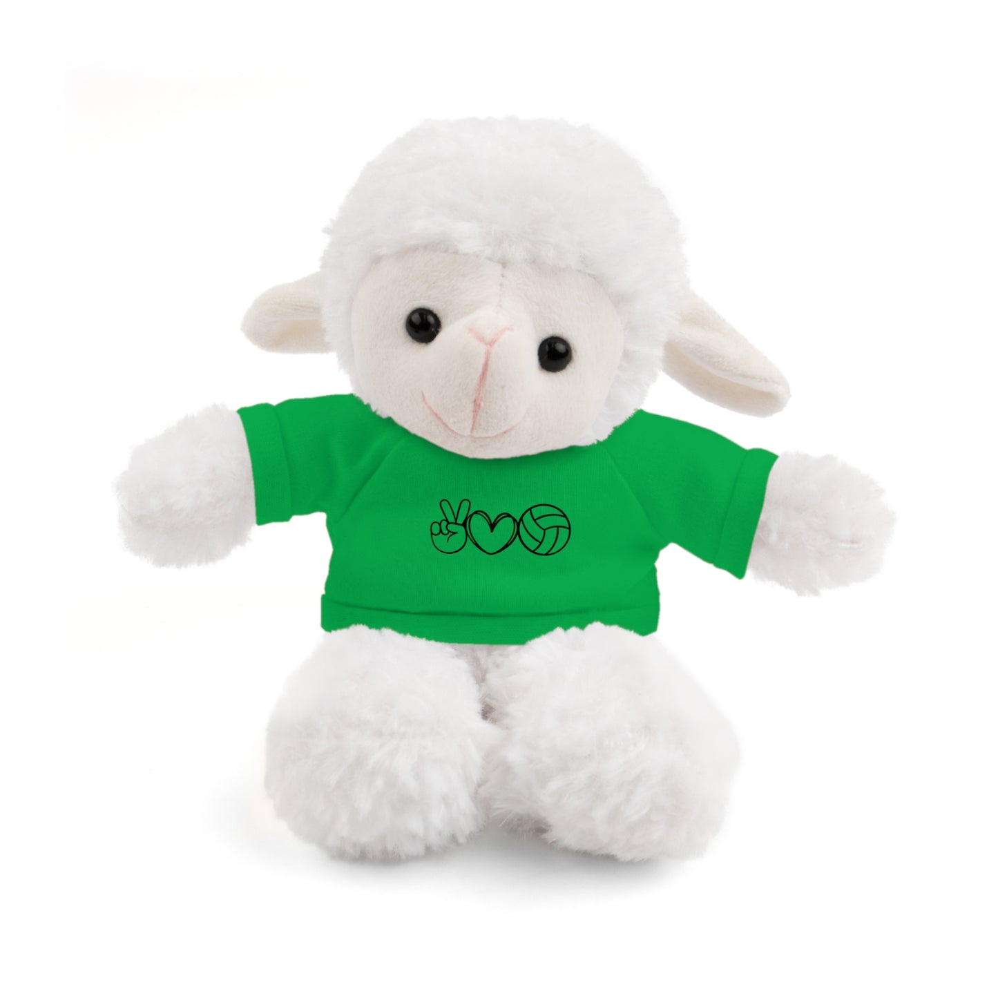 Cute Volleyball Teddy Bear with Tee, Stuffed Animal Gift