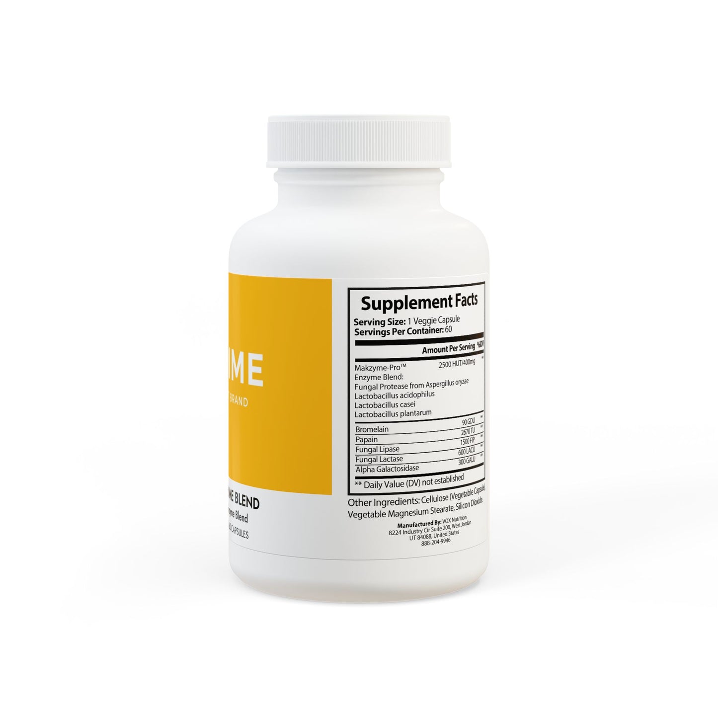 Digestive Enzyme Supplement - 60 Capsules