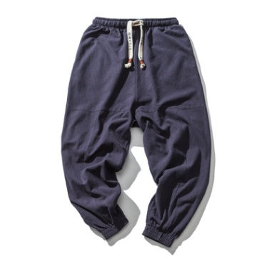 Men's Gym Pants - Hip Hop, Drawstring & Tapered Fit