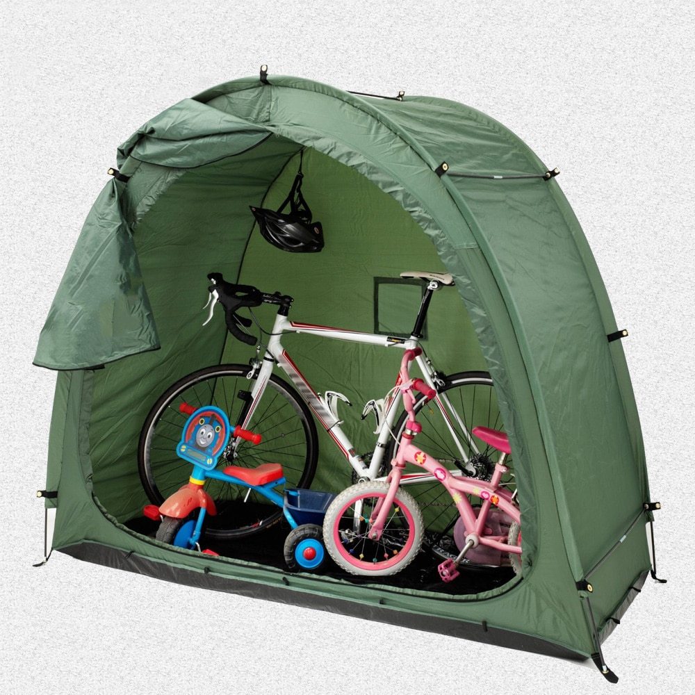 Parked Mountain Bike Folding Canopy - Ultimate Protection for Your Ride