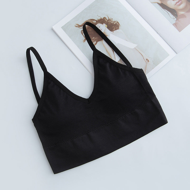 Women's Wirefree Sports Bra - Seamless Athletic Vest
