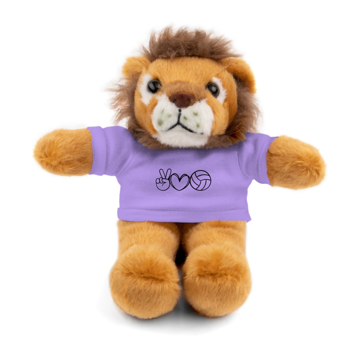 Cute Volleyball Teddy Bear with Tee, Stuffed Animal Gift