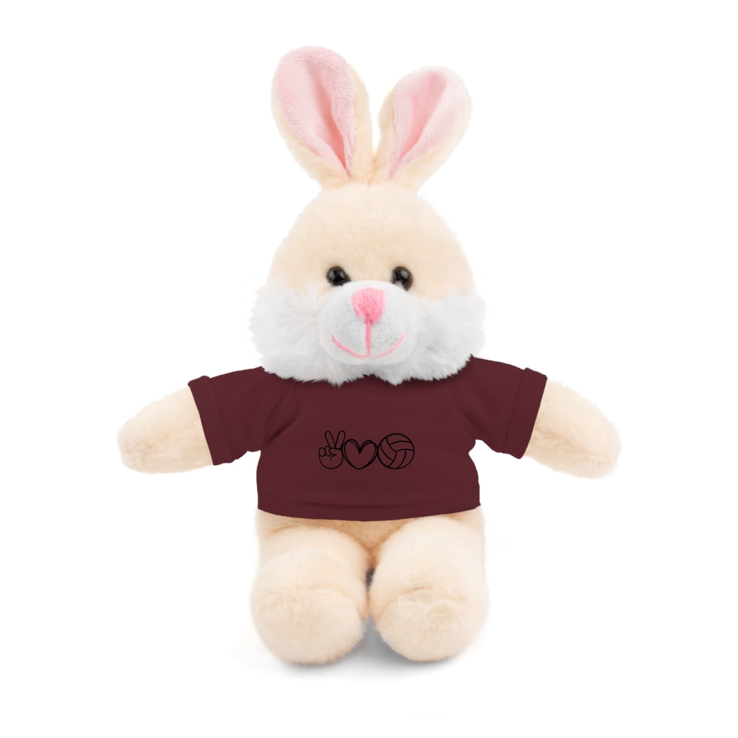 Cute Volleyball Teddy Bear with Tee, Stuffed Animal Gift