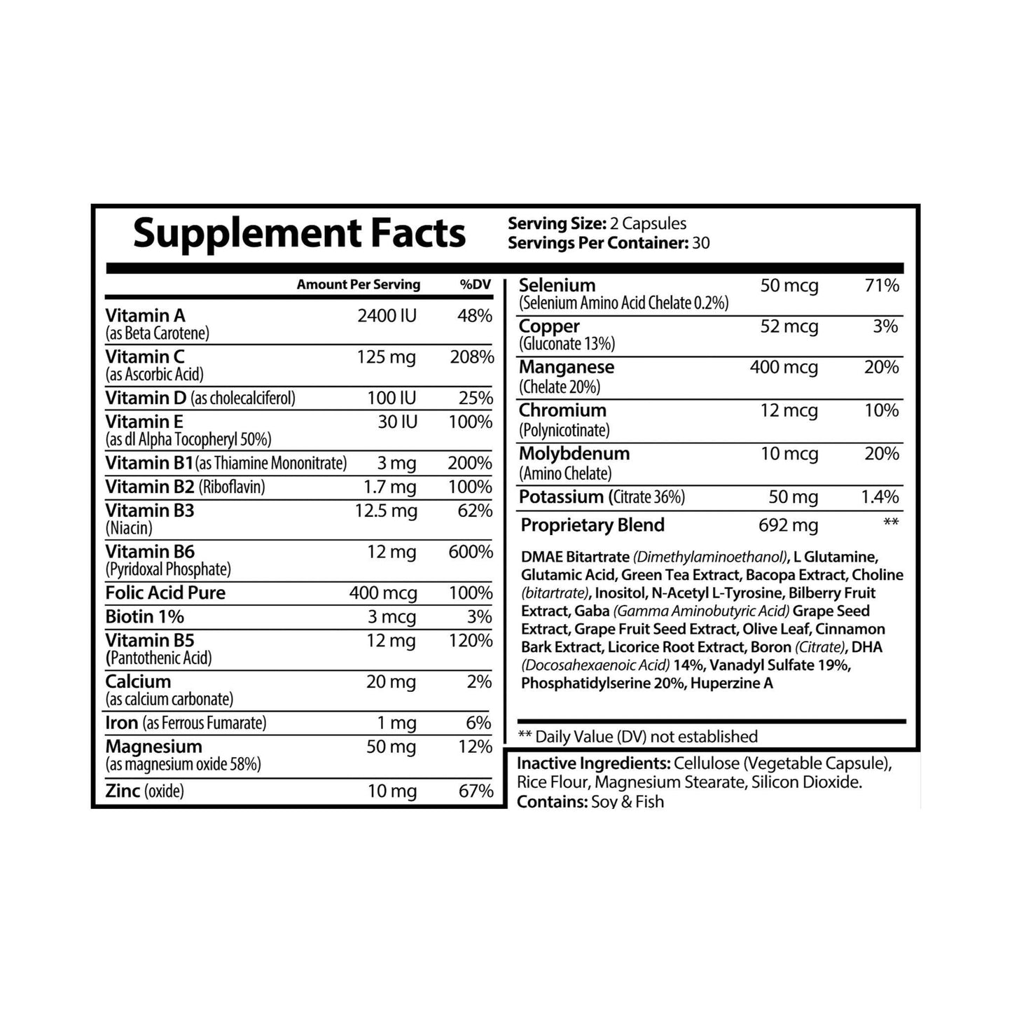 Advanced Brain Support Supplement for Enhanced Exercise Performance - HOPE Athlete Apparel & Wellness