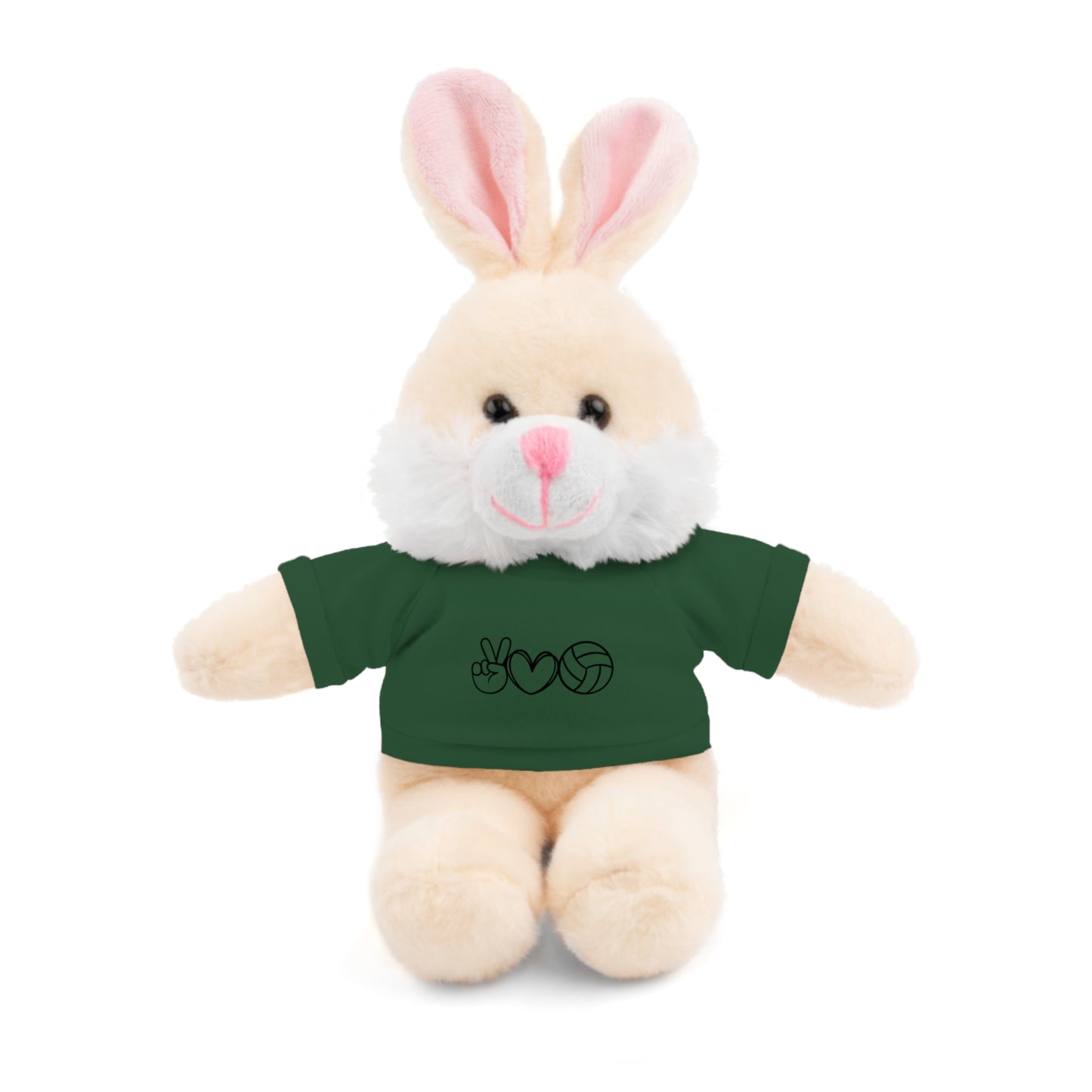 Cute Volleyball Teddy Bear with Tee, Stuffed Animal Gift