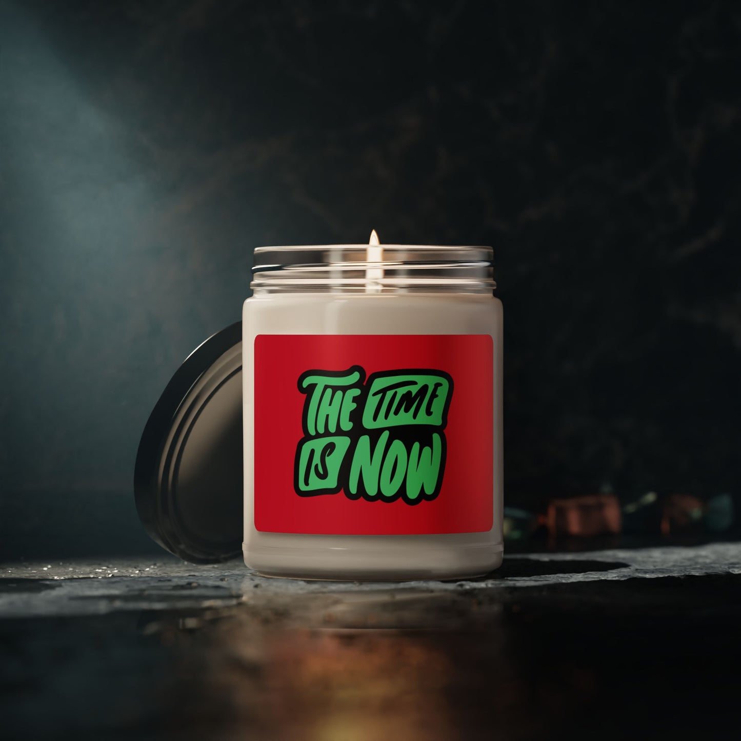 Scented Soy Candle, The Time is Now