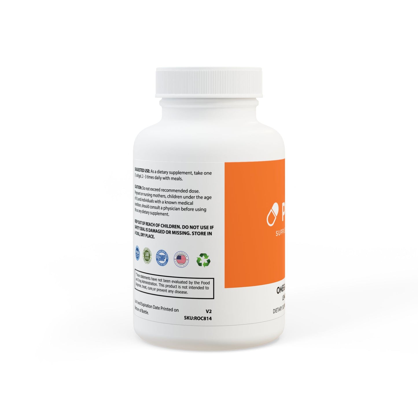 Omega 3 Fish Oil Supplement (60 Softgels)