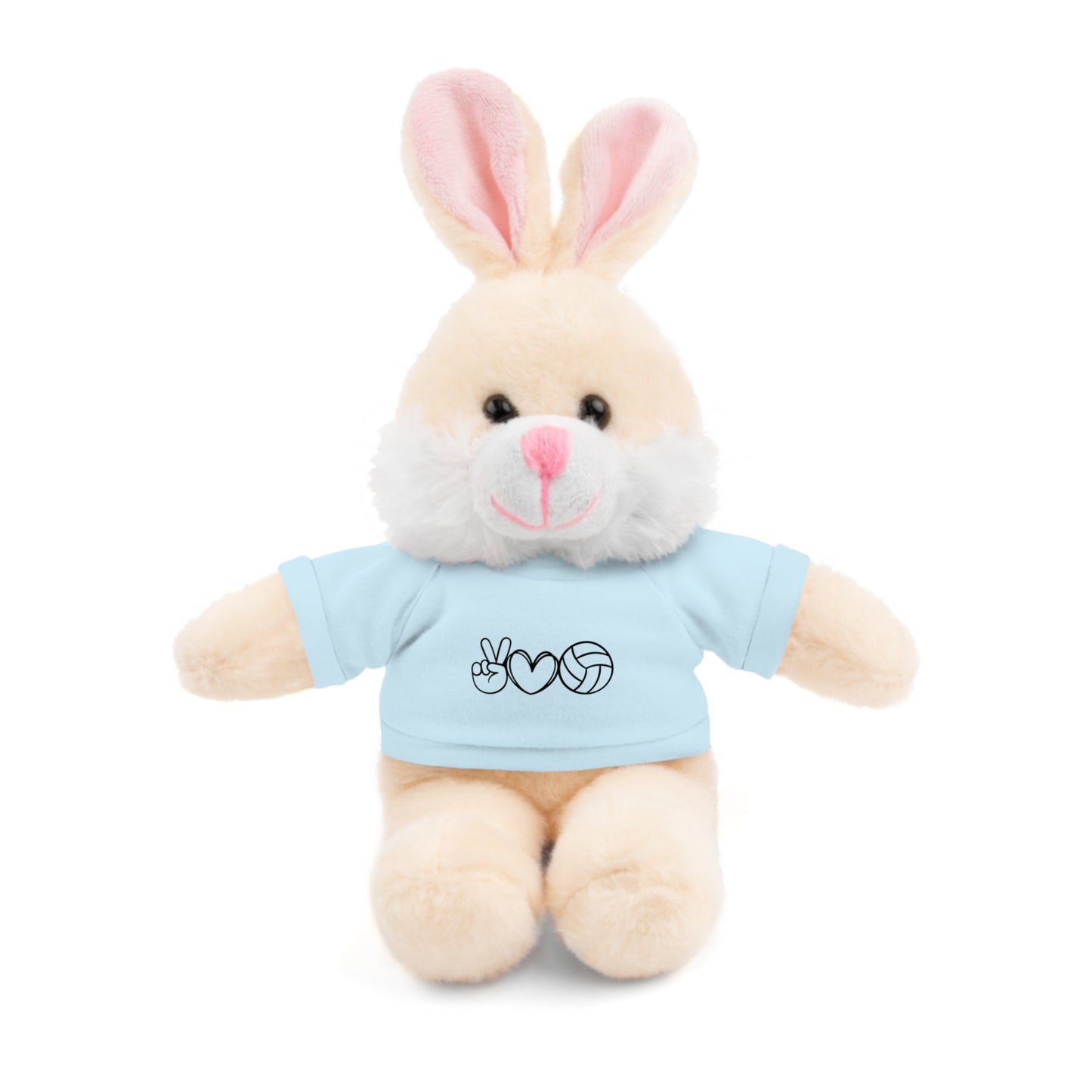 Cute Volleyball Teddy Bear with Tee, Stuffed Animal Gift