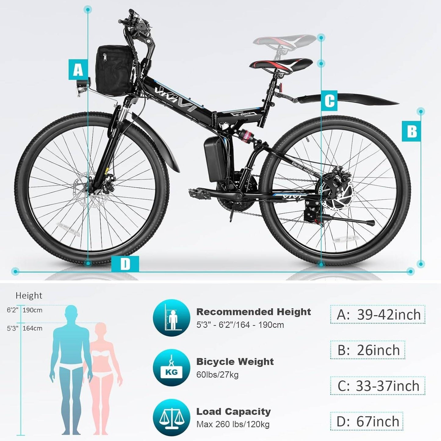 Electric Mountain Bike - The Ultimate Urban Commuter E-Bike for City Adventures -