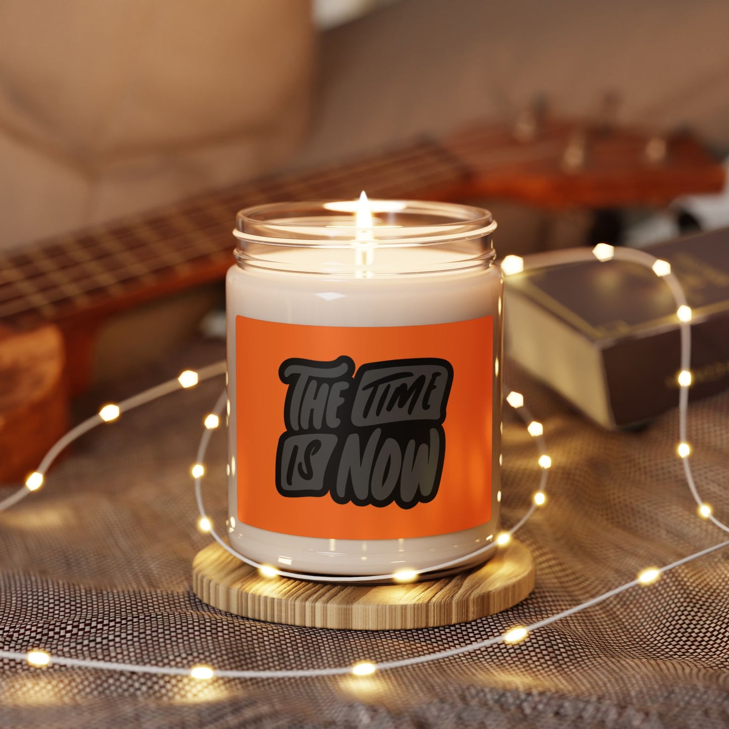 Scented Soy Candle, The Time is Now