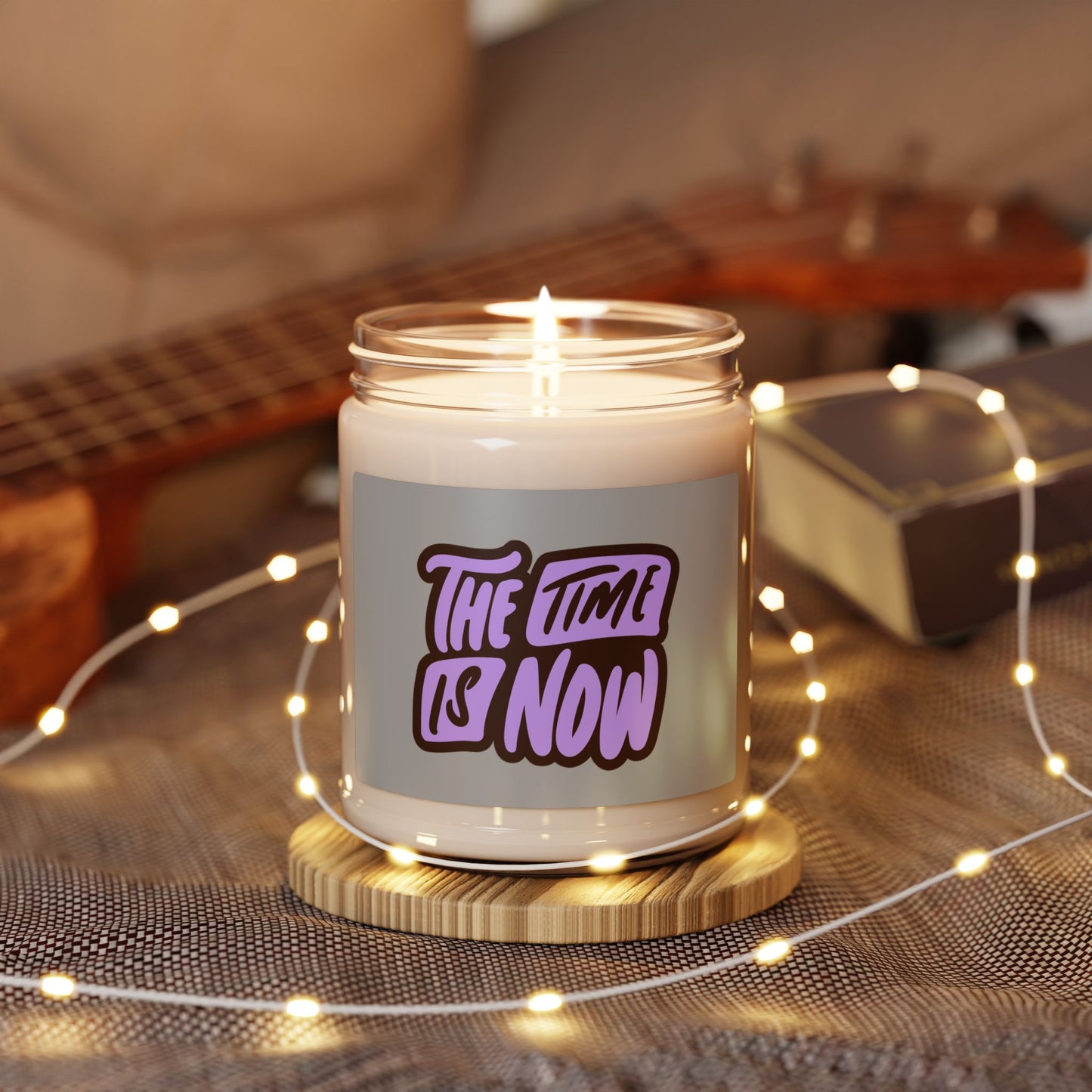 Scented Soy Candle, The Time is Now