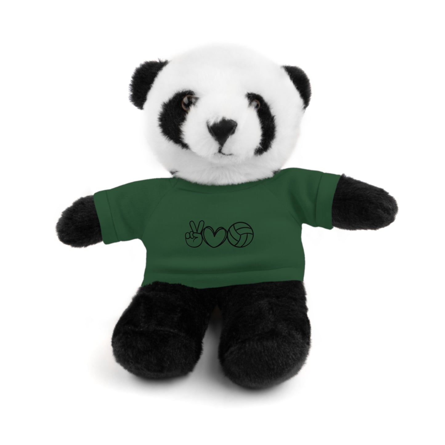 Cute Volleyball Teddy Bear with Tee, Stuffed Animal Gift