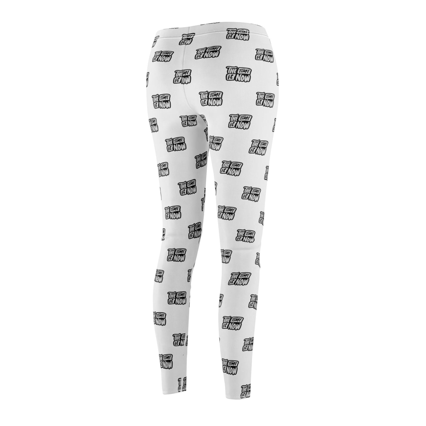Motivational Women's Leggings - 'The Time is Now', Casual Wear, Active Leggings
