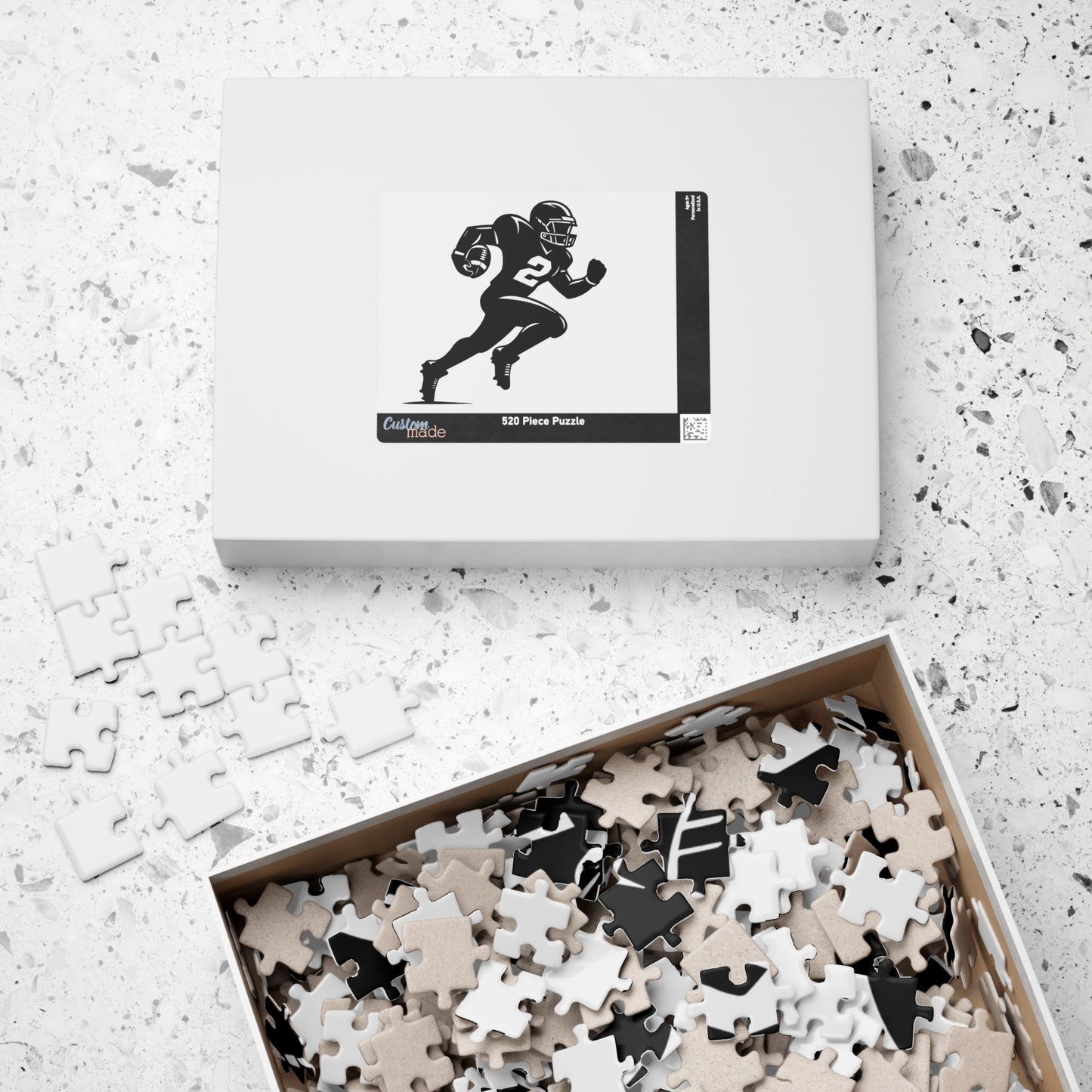Football-Themed Puzzle for Sports Lovers, Team Spirit, Gifts for Gamers, Family Fun
