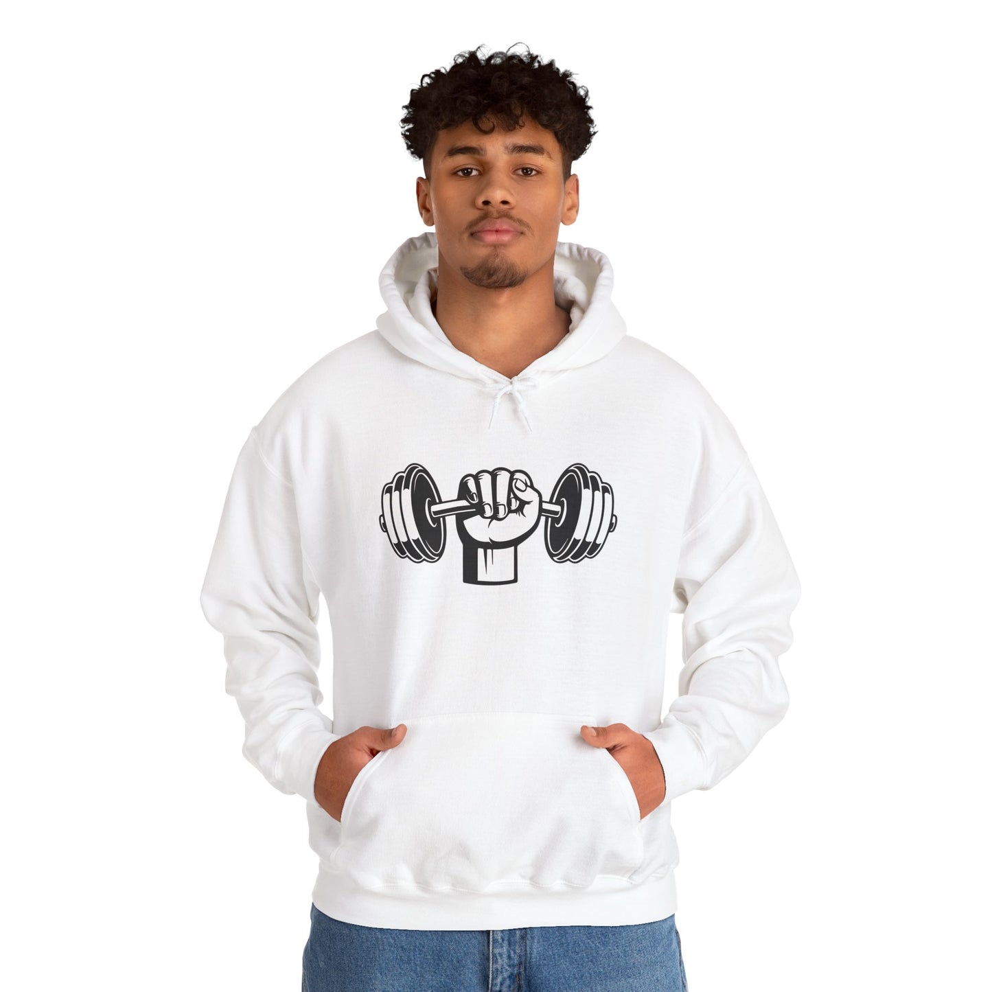 Weightlifting Graphic Hoodie | Sporty Active Wear for Gym Goers & Fitness Teams