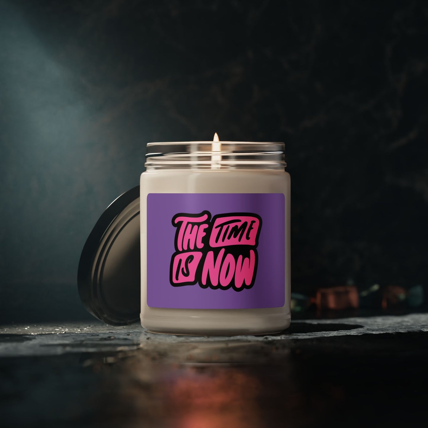 Scented Soy Candle, The Time is Now