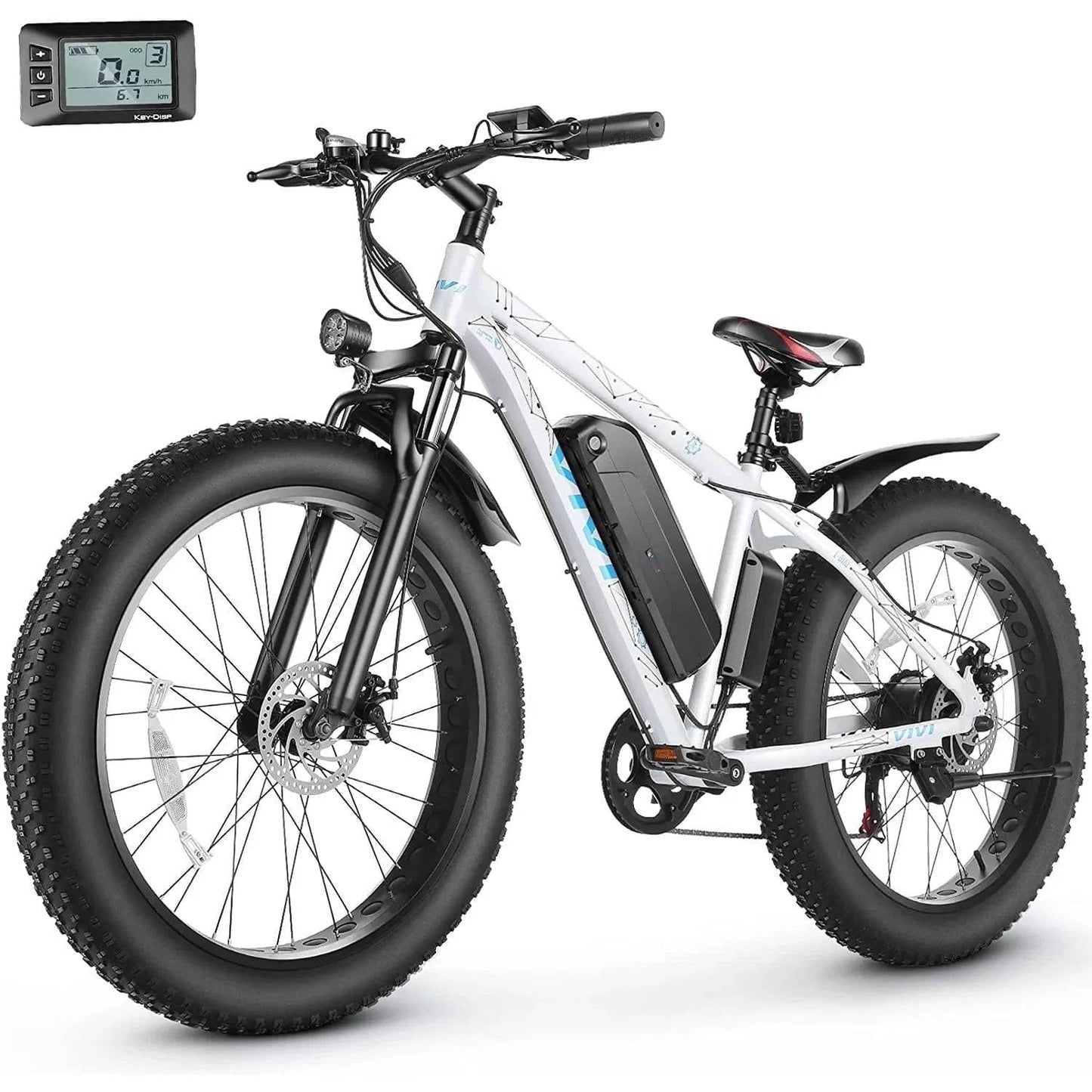 Electric Bike 26" X 4.0 Fat Tire Electric Bike All Terrain 48V 500W -