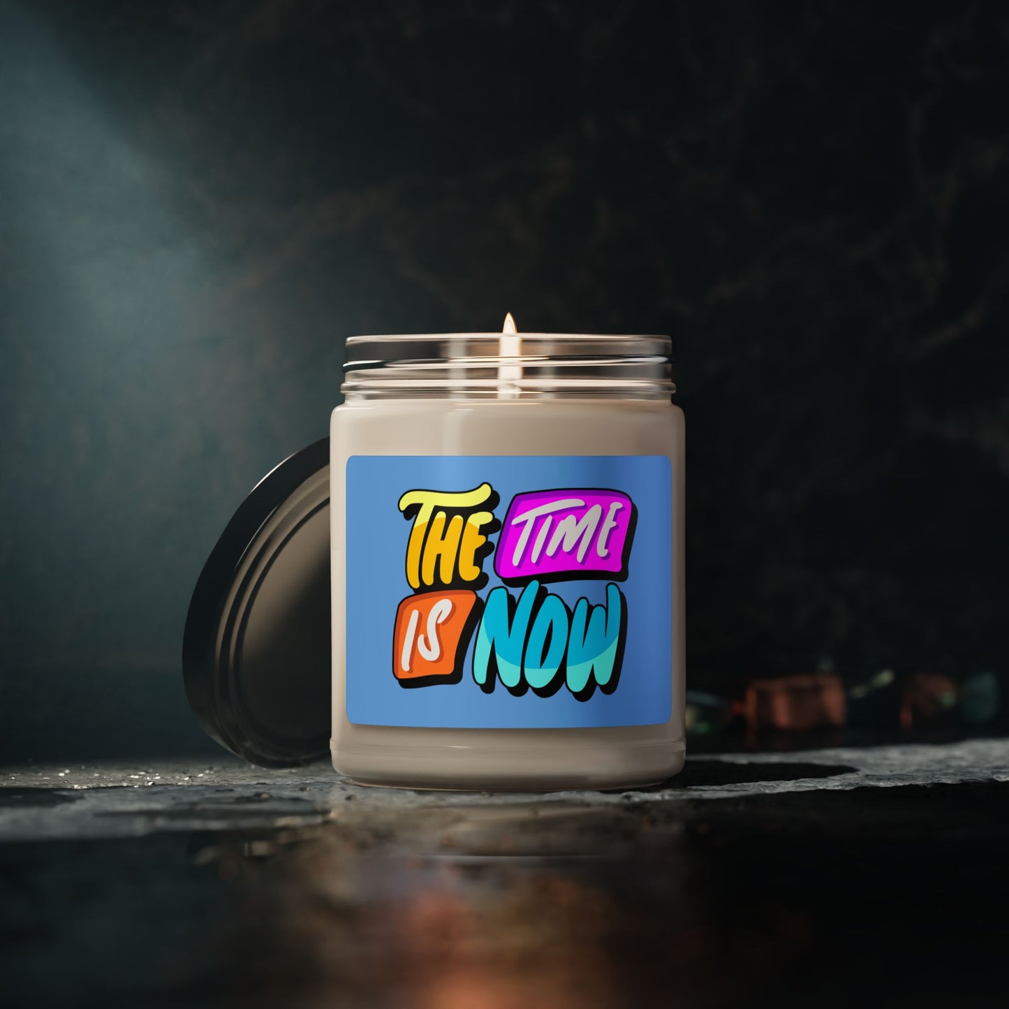 Scented Soy Candle, The Time is Now