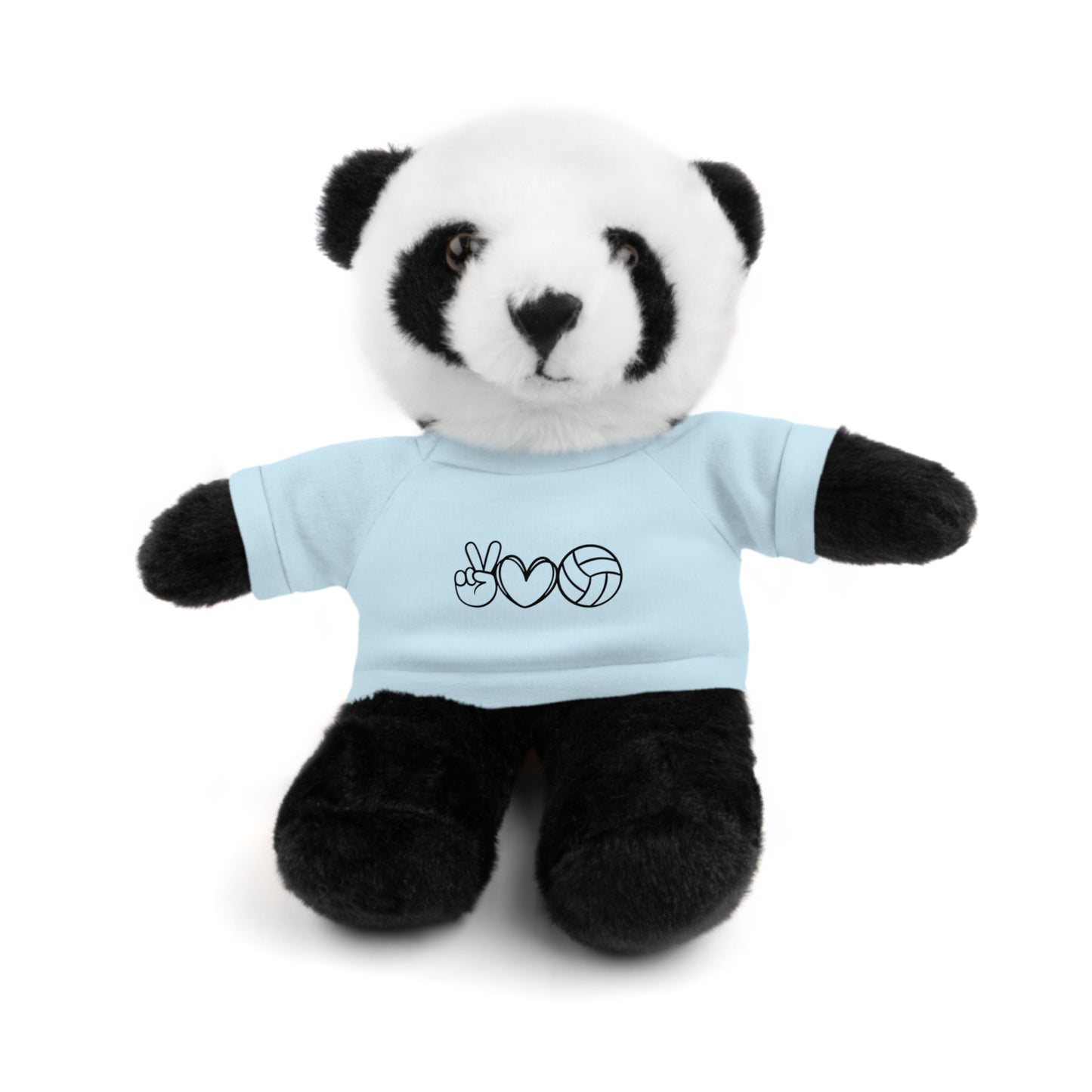 Cute Volleyball Teddy Bear with Tee, Stuffed Animal Gift