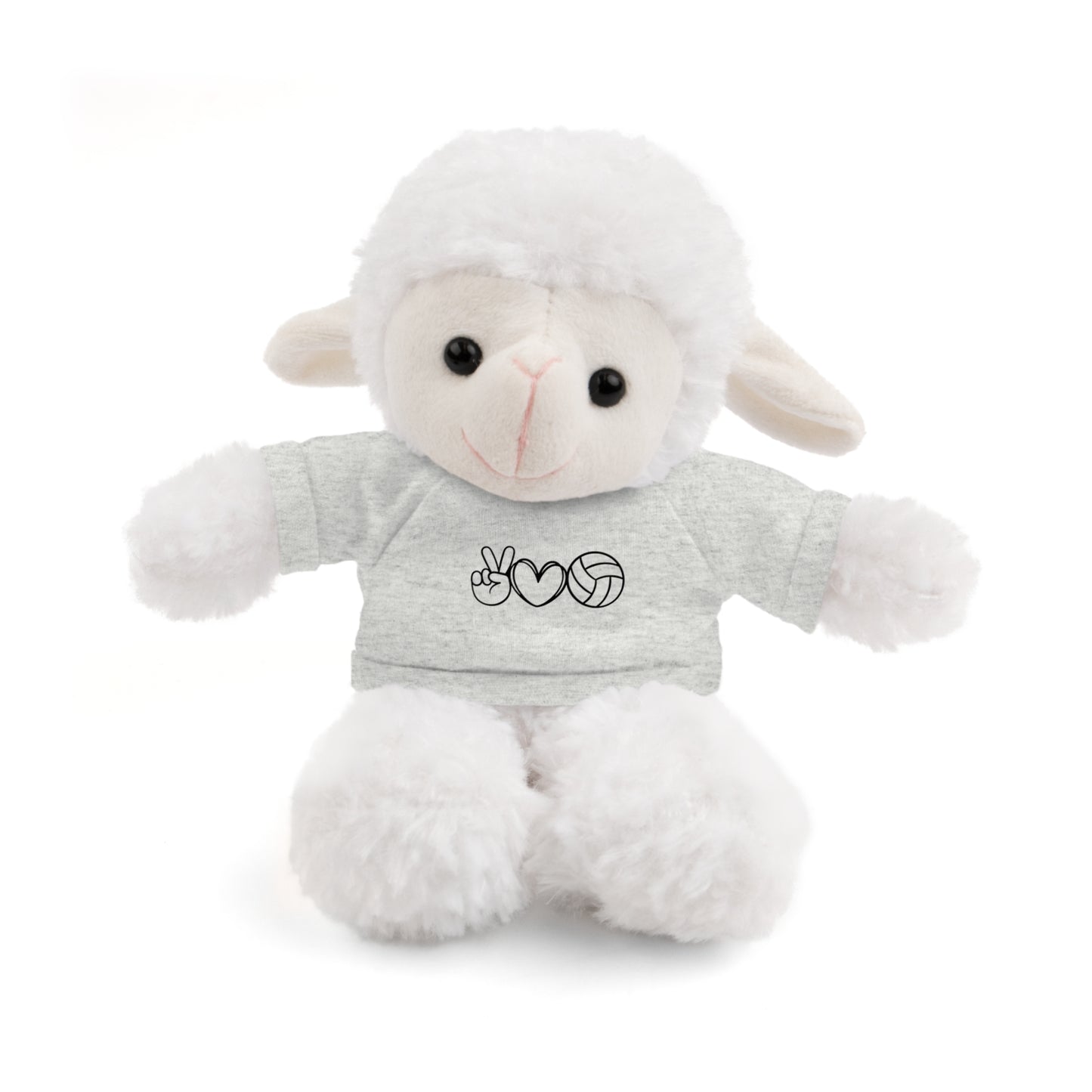 Cute Volleyball Teddy Bear with Tee, Stuffed Animal Gift