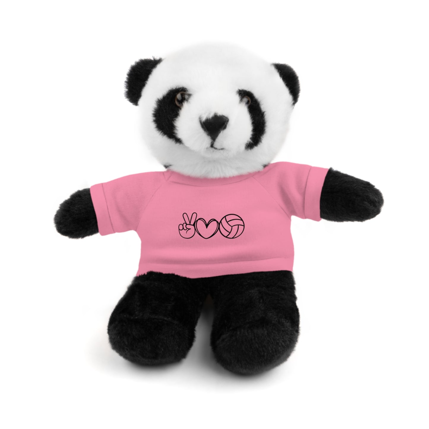 Cute Volleyball Teddy Bear with Tee, Stuffed Animal Gift