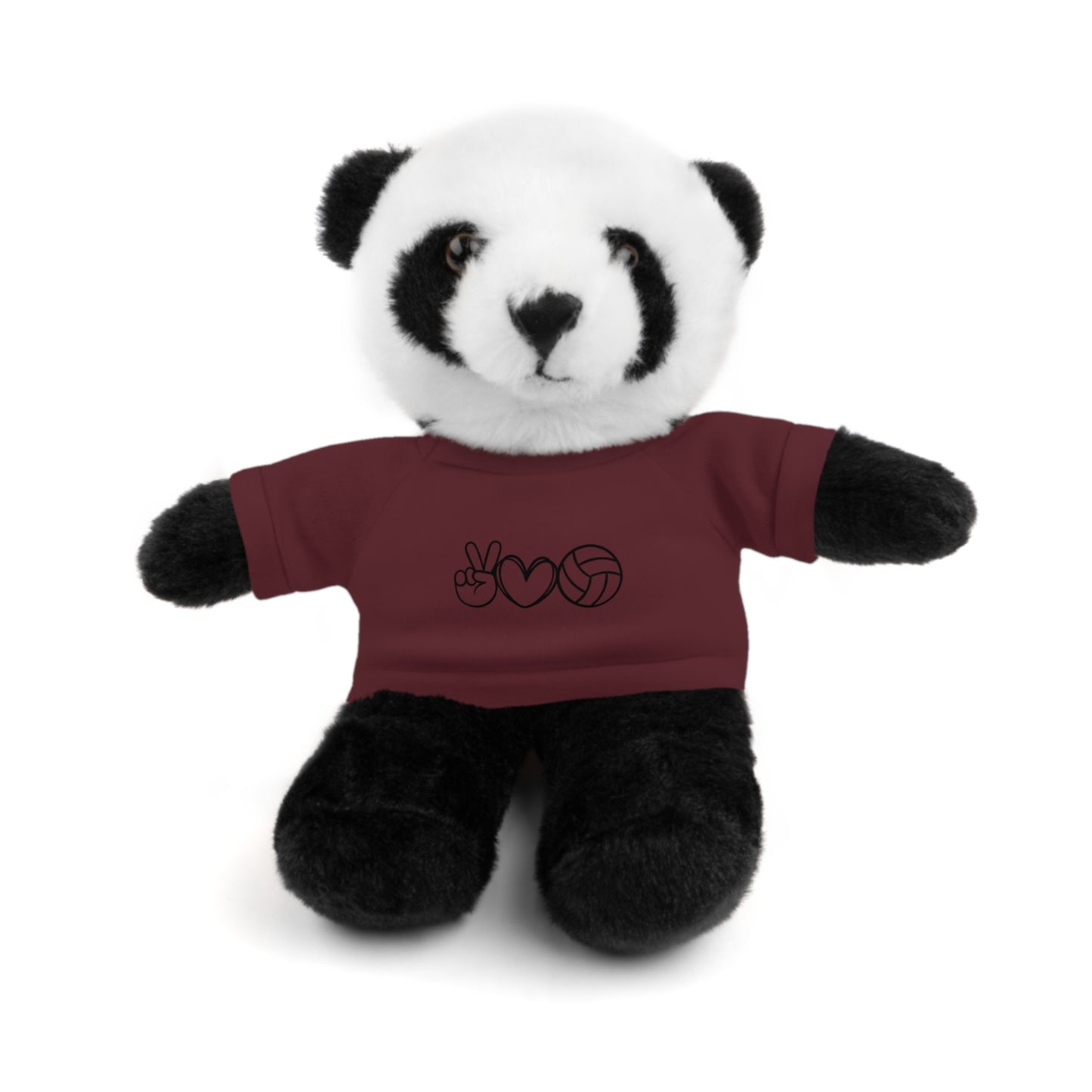 Cute Volleyball Teddy Bear with Tee, Stuffed Animal Gift