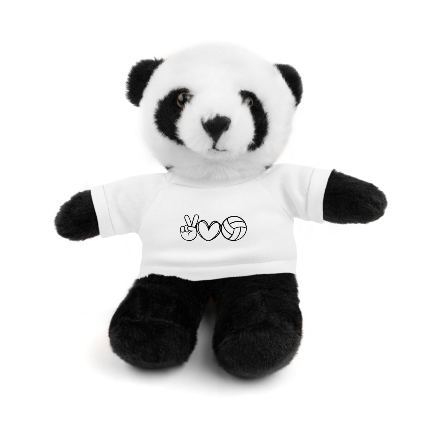 Cute Volleyball Teddy Bear with Tee, Stuffed Animal Gift