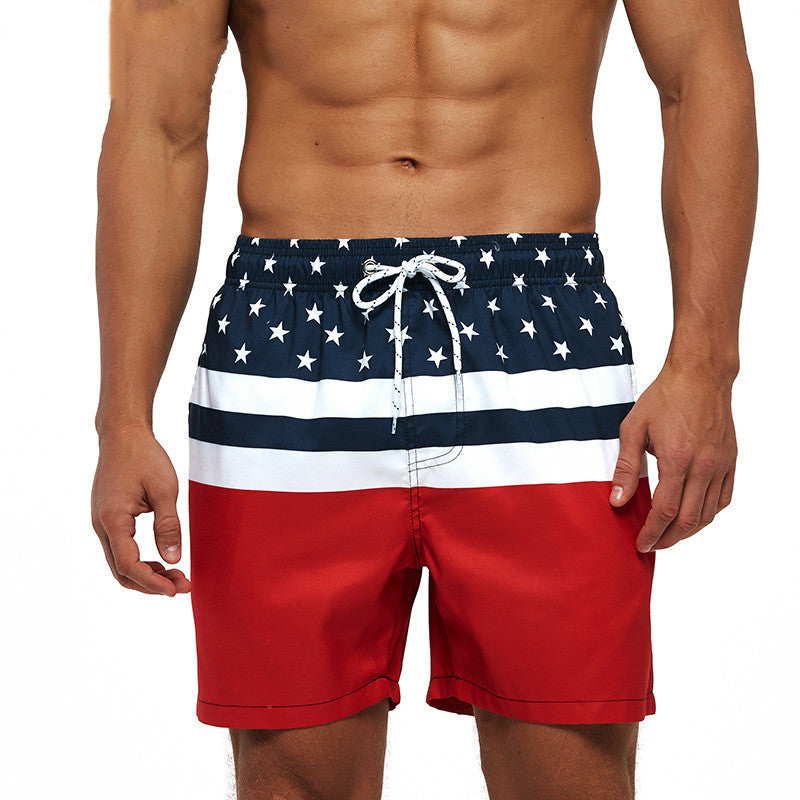 Printed Beach Shorts - Summer Floral Design