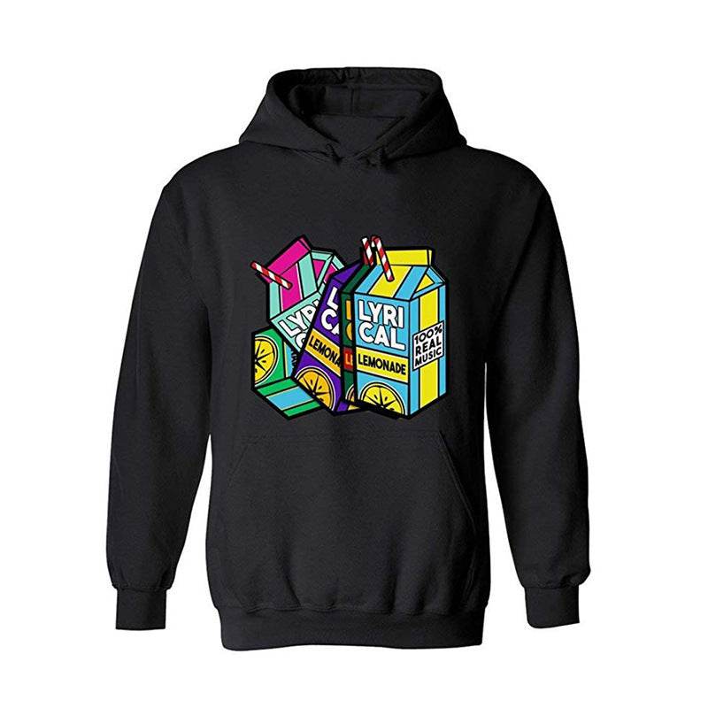 Men's Lemon Print Hoodie – Stylish Loose Fit from Lyrical Lemonade - HOPE Athlete Apparel & Wellness