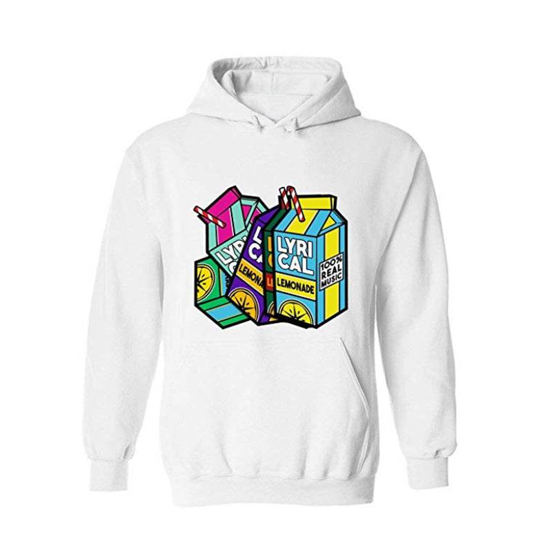 Men's Lemon Print Hoodie – Stylish Loose Fit from Lyrical Lemonade - HOPE Athlete Apparel & Wellness