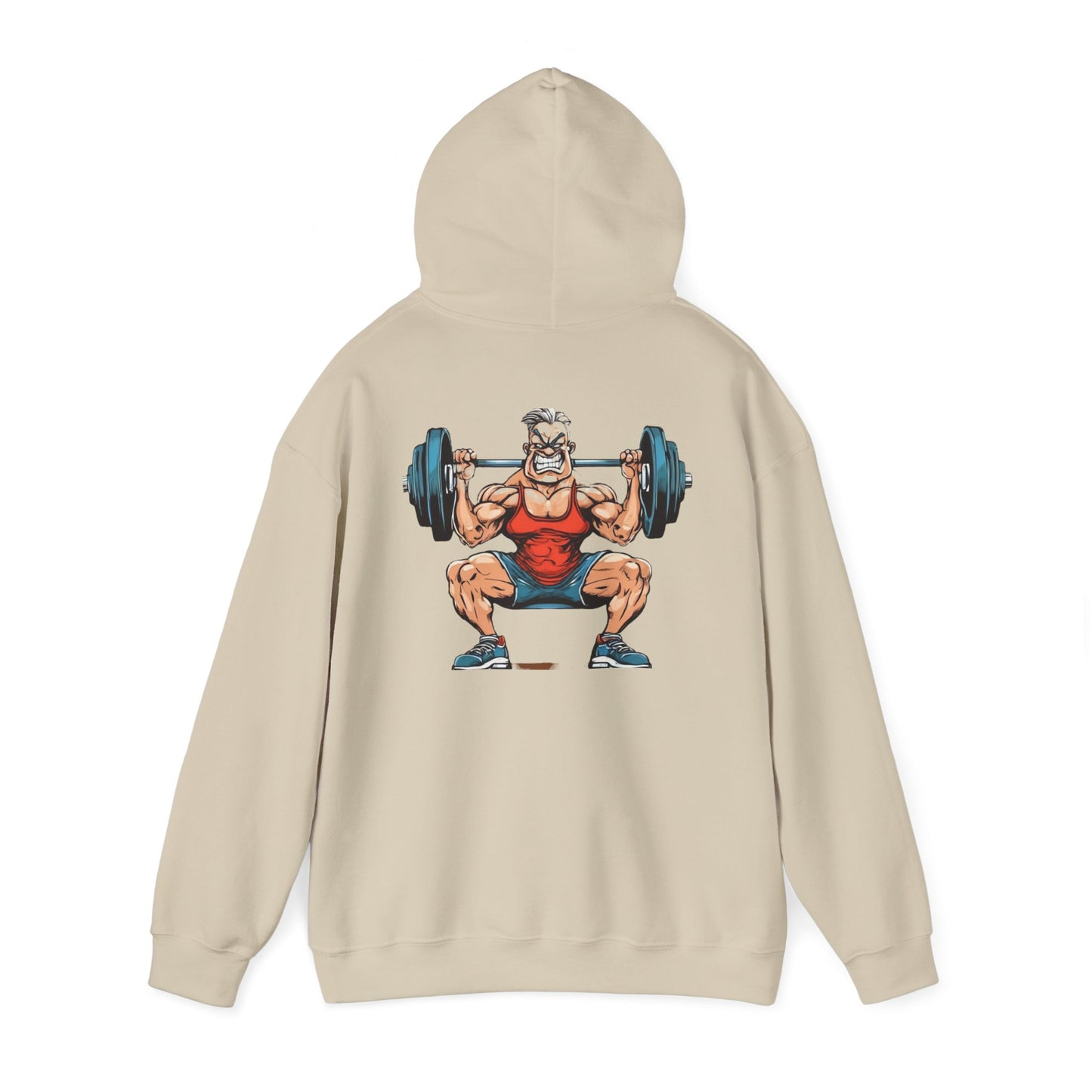 Men's Gym Hoodie - Sweat is Fat Crying | Motivational Weightlifting Apparel