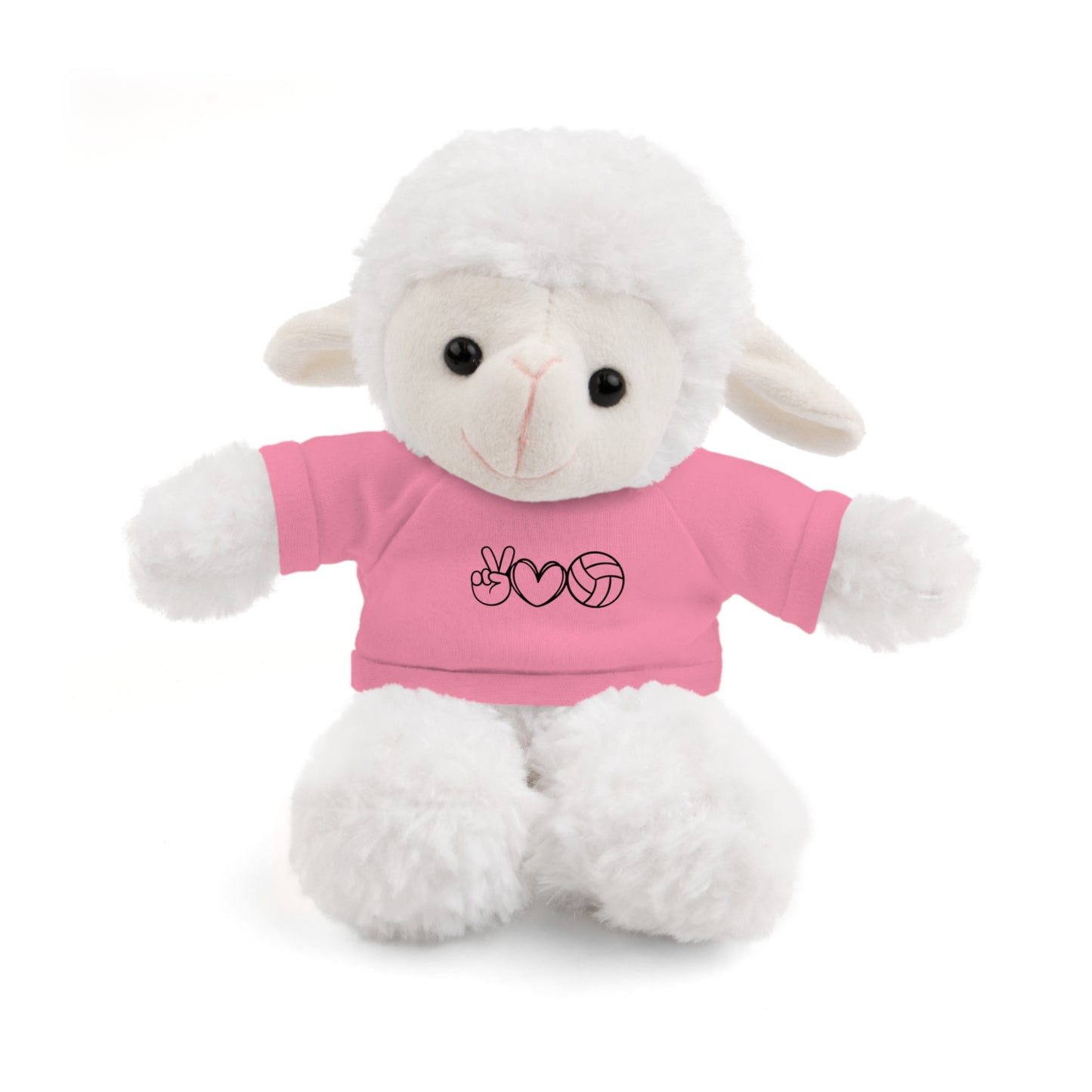 Cute Volleyball Teddy Bear with Tee, Stuffed Animal Gift