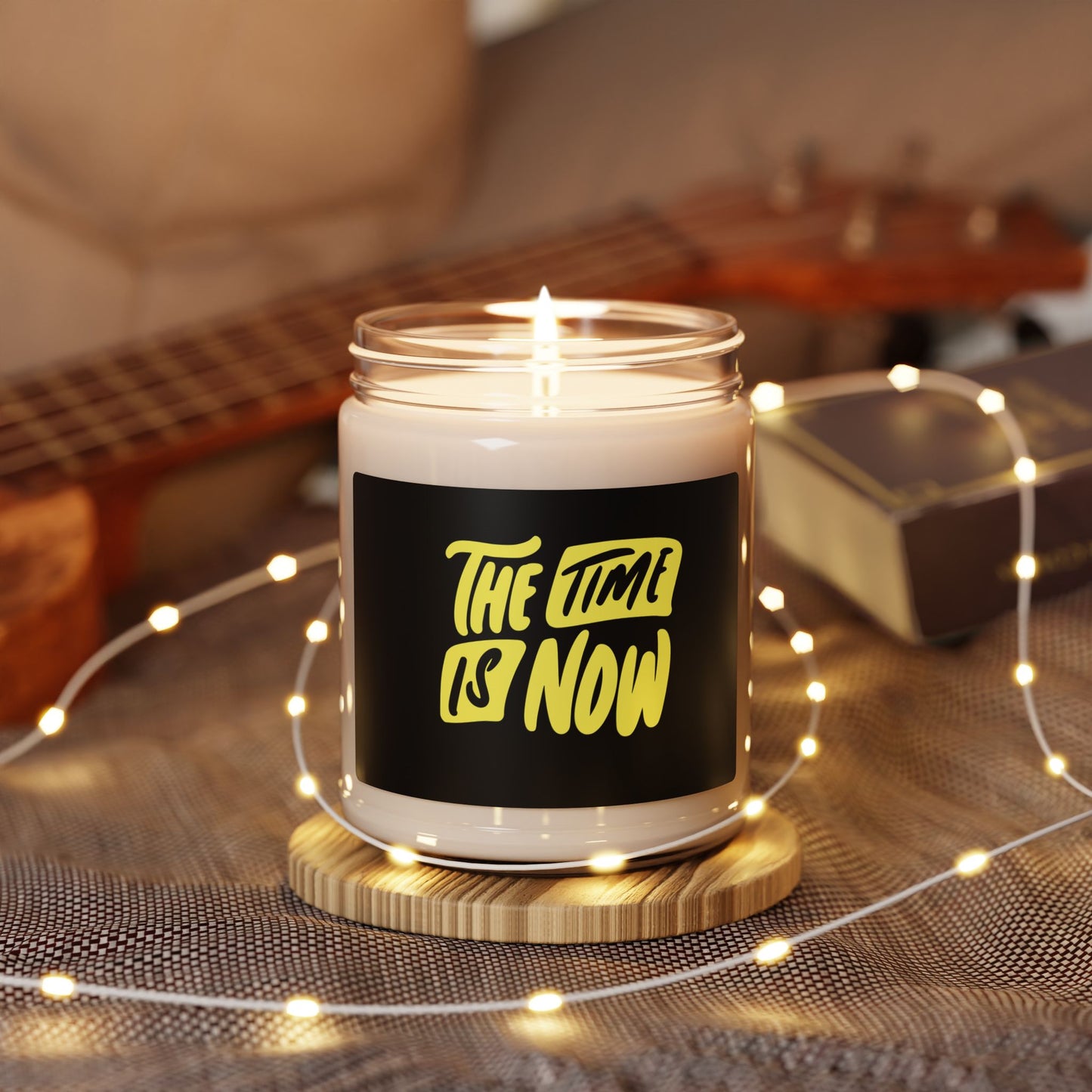 Scented Soy Candle, The Time is Now