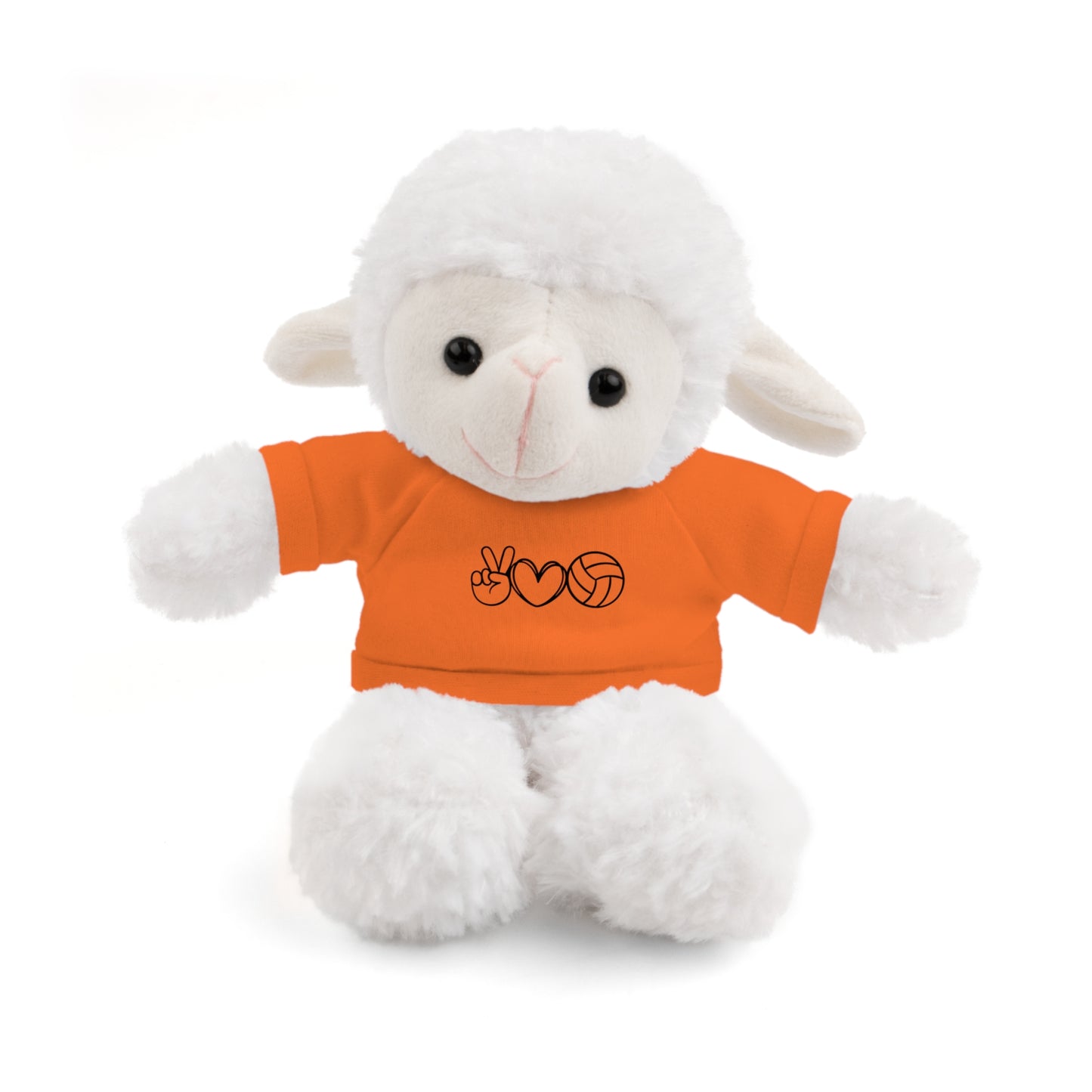 Cute Volleyball Teddy Bear with Tee, Stuffed Animal Gift