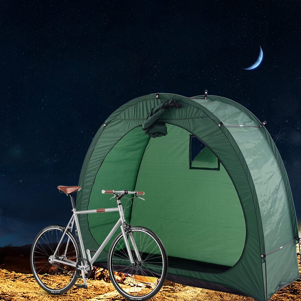 Parked Mountain Bike Folding Canopy - Ultimate Protection for Your Ride