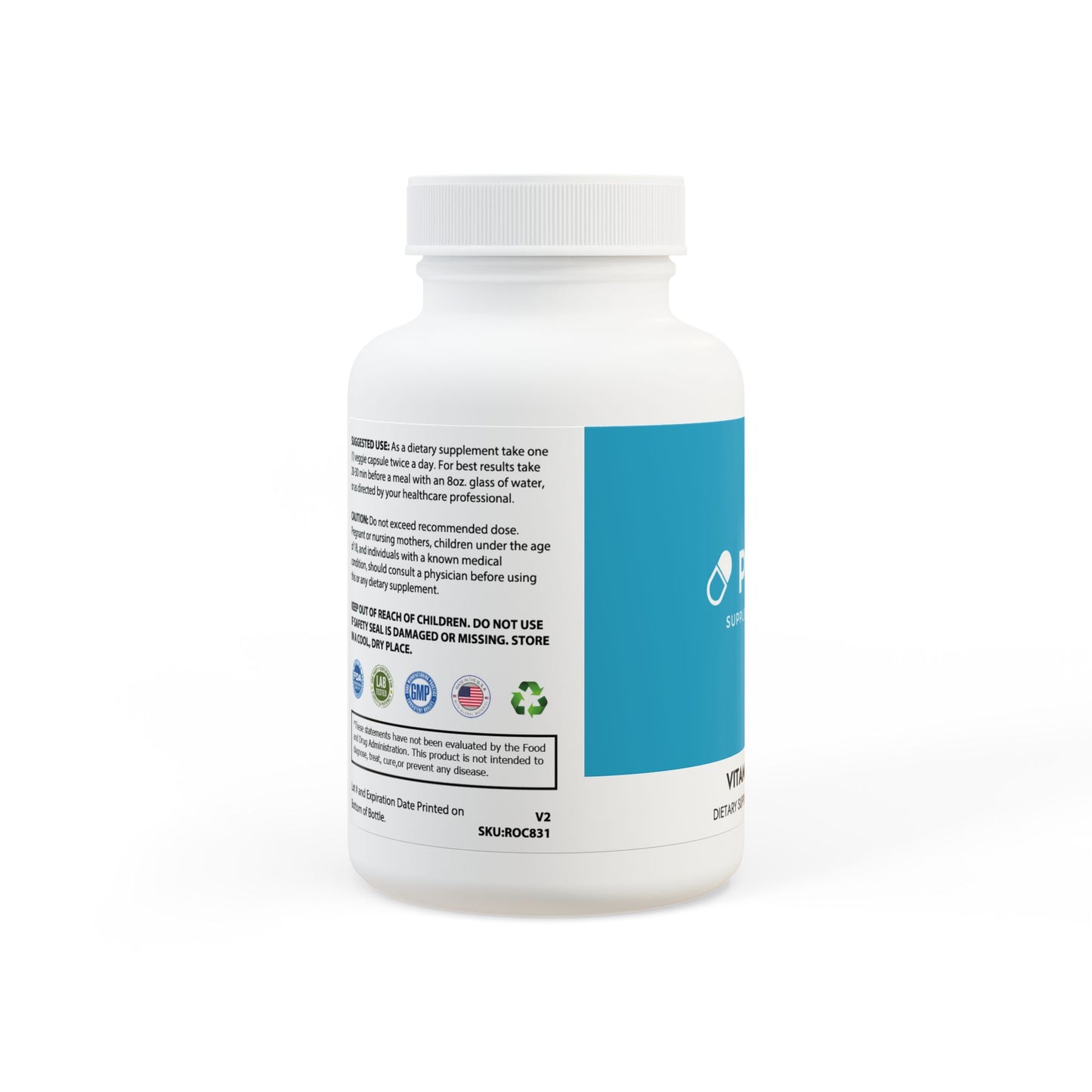 Vitamin K2 D3 Supplement - 60 Capsules