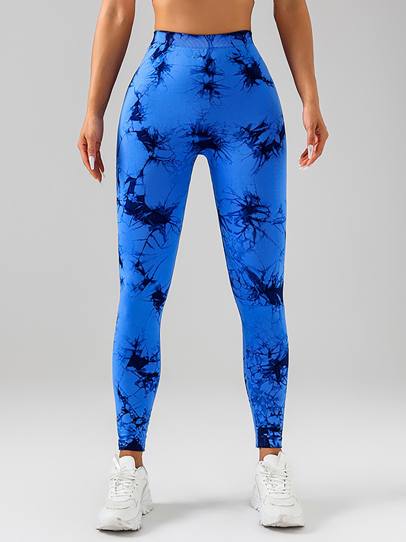 3 Pack Women's Scrunch Workout Leggings - High Waisted Butt Lifting Tie-Dye Leggings