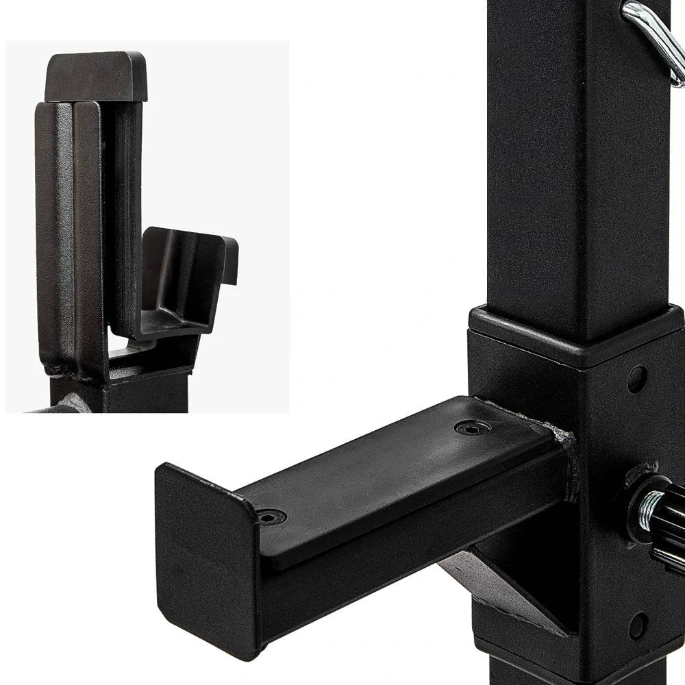 Adjustable Weight Lifting Bench with Barbell Stand - 550lb Capacity for Home Gym Fitness -