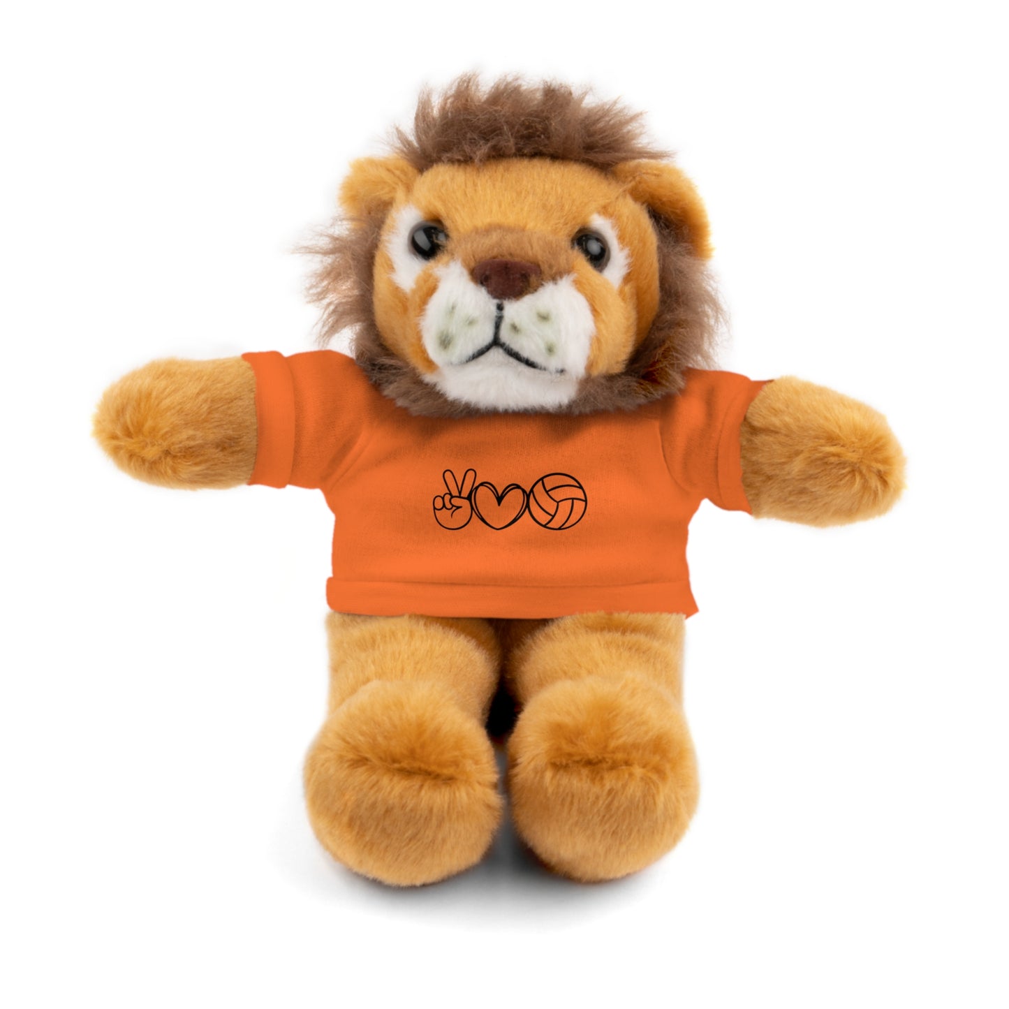 Cute Volleyball Teddy Bear with Tee, Stuffed Animal Gift