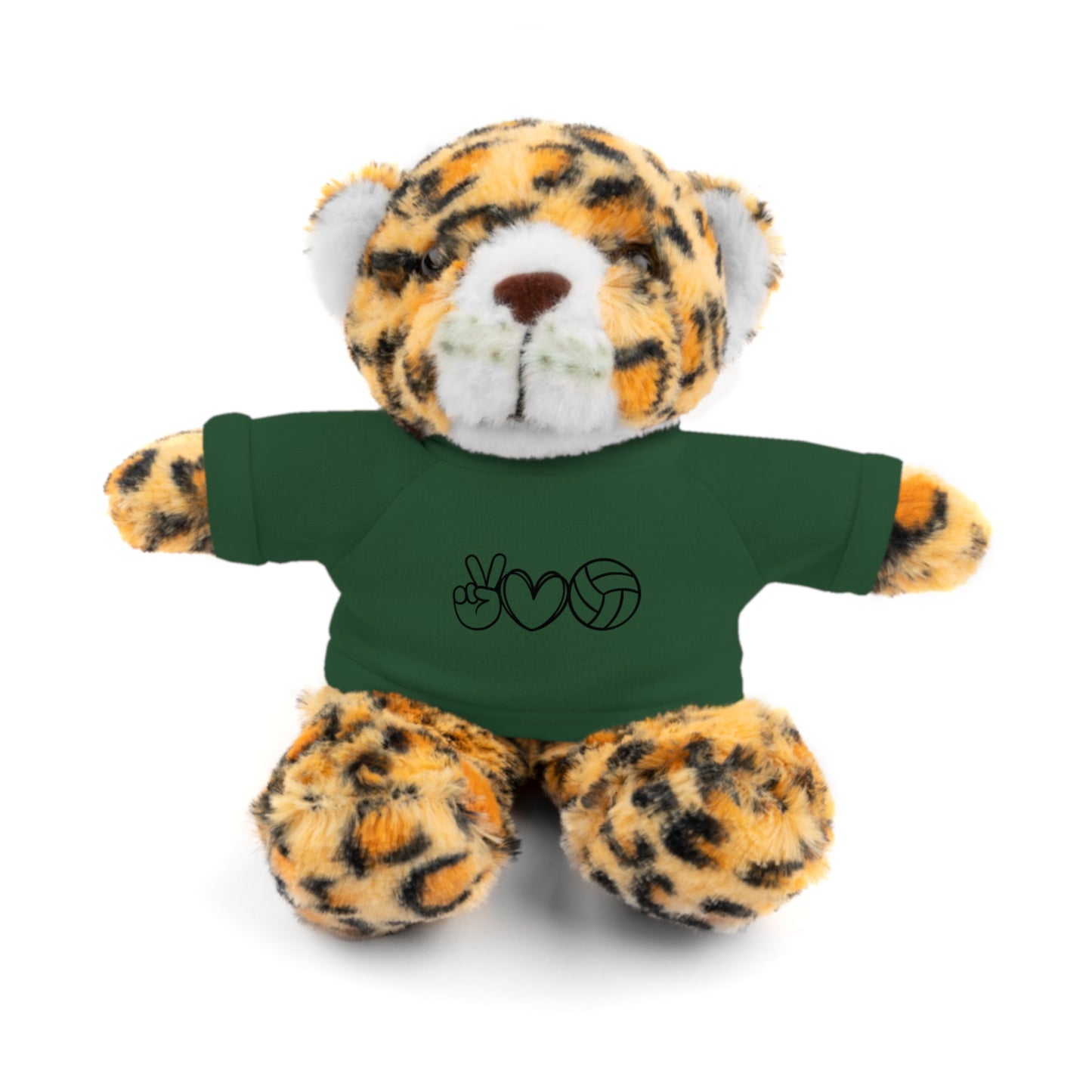 Cute Volleyball Teddy Bear with Tee, Stuffed Animal Gift