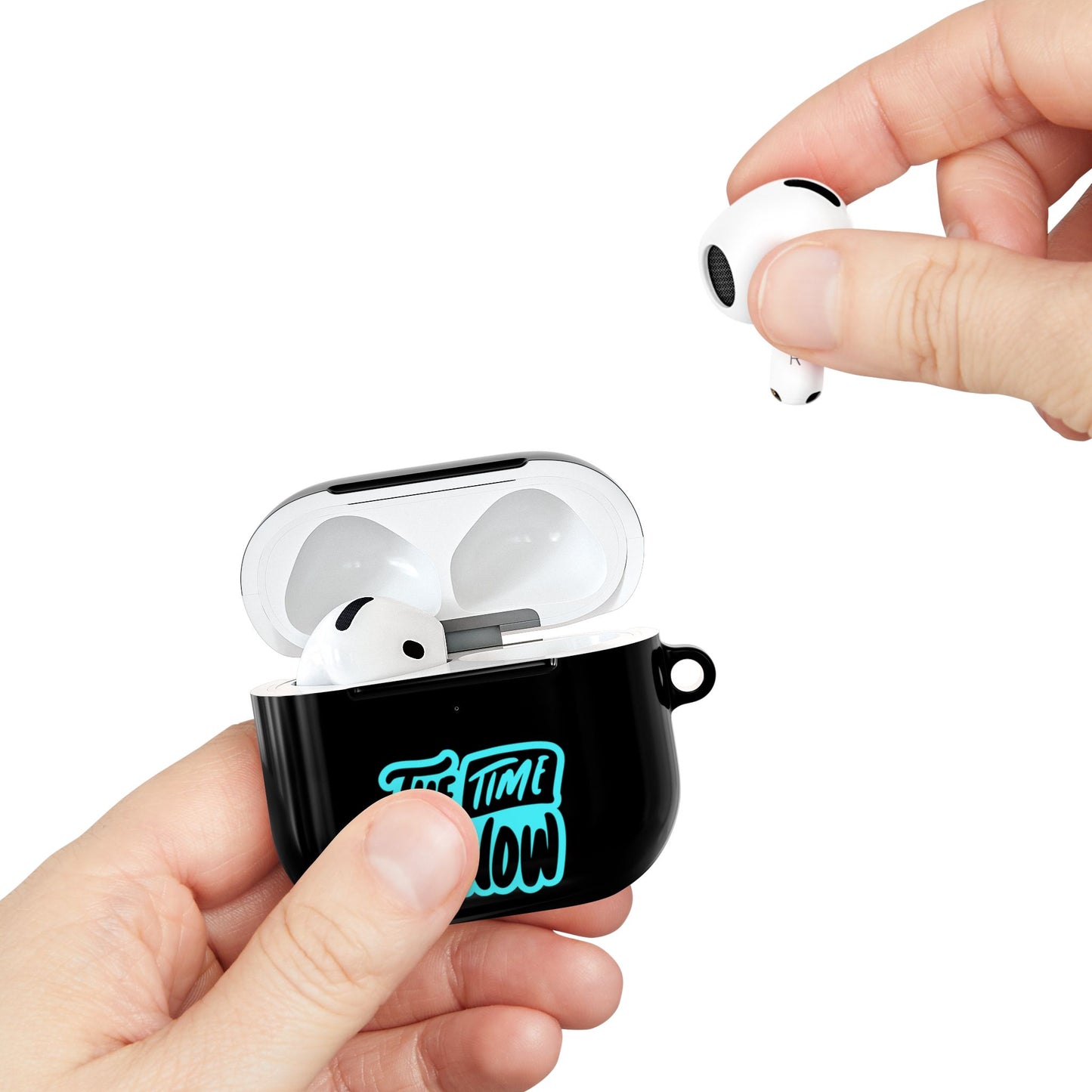 Motivational AirPod Case - The Time is Now, Trendy Accessories