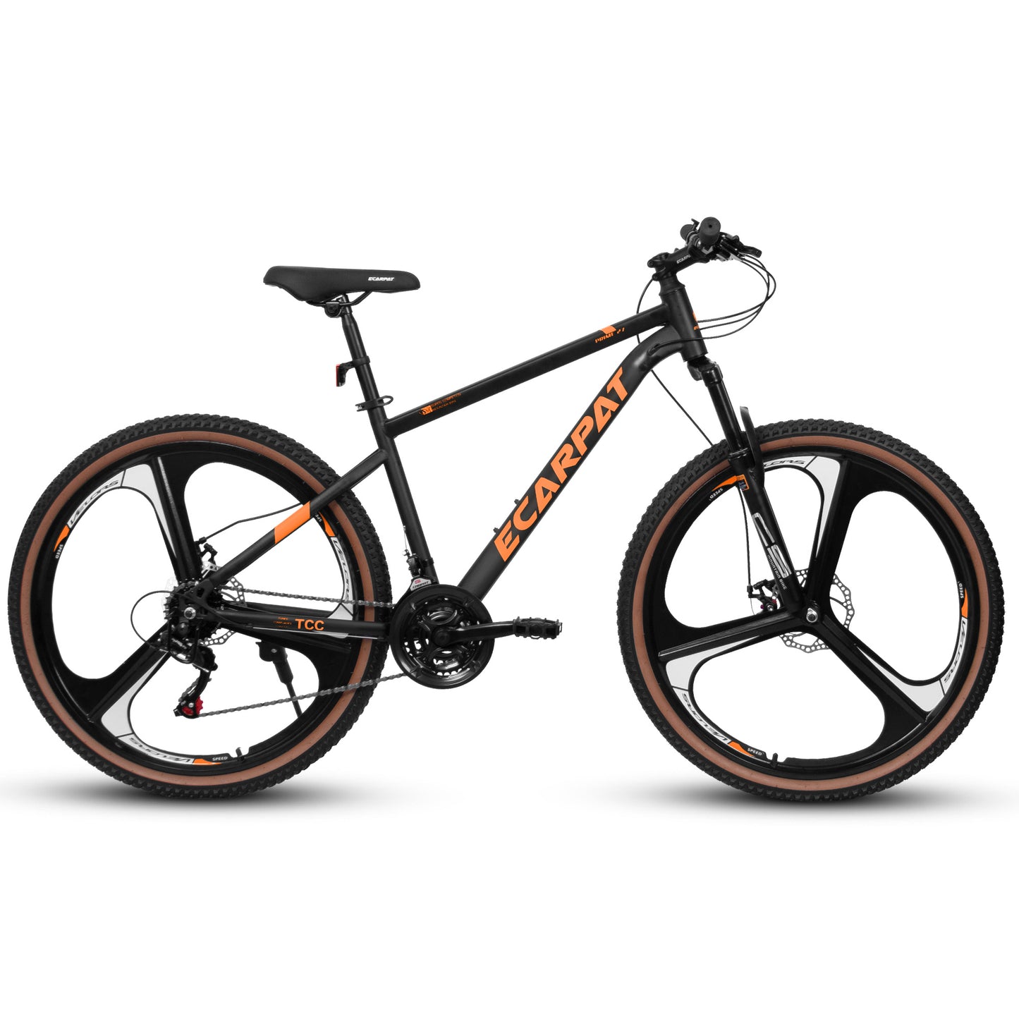 27.5" Mountain Bike - 21-Speed Dual Disc Brake Road Bicycle