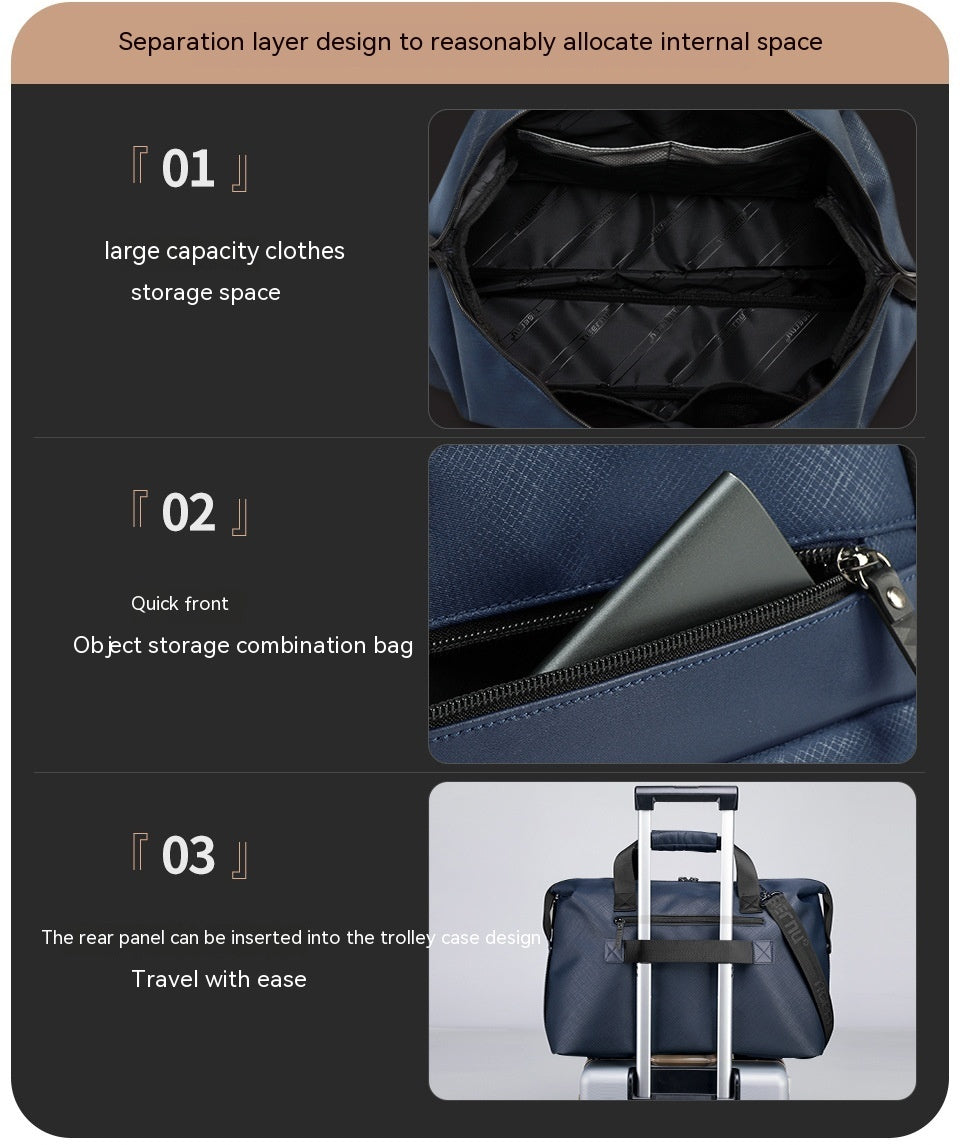 Men's Portable Gym Bag - Outdoor & Travel Ready